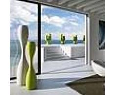 plus VASI IN POLIETILENE - MOD. MOAI - VASO SLANCIATO DALLA FORMA FLUIDA CHE RICHIAMA LE IMPONENTI SCULTURE DELL'ISOLA DI PASQUA - IDEALE PER PIANTE E DECORAZIONI VEGETALI DI PICCOLA DIMENSIONE O A SVILUPPO VERTICALE - DI SERIE BASE DI STABILIZZAZIONE