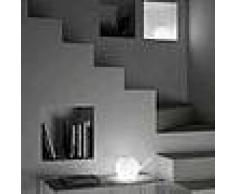 plus LAMPADE - MOD. BIGGIE LIGHT - STRUTTURA IN POLIETILENE - USO INTERNO - COMPLETO DI KIT MINI LED INTERNI: CAVO TRASPARENTE, SPINA EUROPEA BIPOLARE, TRASFORMATORE IN 12V A PARETE, PULSANTIERA - LUNGHEZZA CAVO cm 140 - DIMENSIONI cm L 20 x P 33 x 19 h -