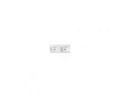 Ceramica Althea COVER PLAIN - Lavabo cm 121x46 Doppio Bacino