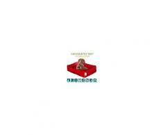 Letto per Cani di diverse Taglie color Rosso, Imbottitura in Schiuma Waterfoam Morbido Lavabile in Lavatrice, Cuccia da Interno con Cuscino Sfoderabile, Materasso per Tutti Animali Domestici