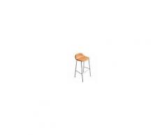 gaber Arredamento bar - Sgabello alhambra imbottito - mod. alhambra 67 - sgabello in tecnopolimero rivestito - telaio cromato o verniciato - per uso interno - confezione da n. 4 - dim. cm l 43 x p 50 x h 80 - norma ce
