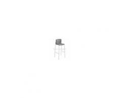 gaber Arredamento bar - Sgabello slot imbottito - mod. slot 68 - sedia imbottita in tessuto o pelle - telaio in metallo cromato o verniciato - per uso interno - confezione da n. 4 - dim. cm l 45 x p 45 x h 97 - norma ce