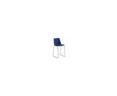 gaber Arredamento bar - Sgabello akami imbottito - mod. akami st 65 - sgabello con seduta in tecnopolimero rivestita - telaio in metallo cromato o verniciato - per uso interno - confezione da n. 4 - dim. cm l 50 x p 55 x h 103 - norma ce