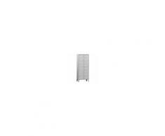 Forniture ristorazione - Armadio casellare - in lamiera d'acciaio profilata - spessore 6/10 - mod. 170/8 - n.8 posti - n.8 antine battenti - dim. ingresso vano cm l 27 x p 46,5 x h 37 - dim. cm l 70 x p 50 x h 180