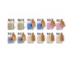 Set 12 candele Barattolo