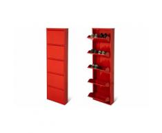 :Scarpiera Magazin XL 5 ante/ Rosso