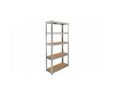 : 1 scaffale zincato / 150 x 75 x 30 cm