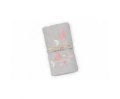 :Set 8 asciugamani Butterflies / Grigio