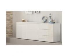 : Credenza 2 ante e 3 cassetti / Bianco