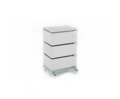 : Cassettiera con ruote Bobo - Bianco