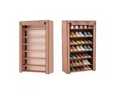 Mobiletto portascarpe: Marrone / Singolo