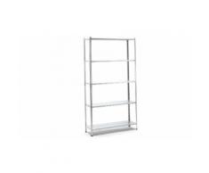 : Scaffale in metallo a 5 ripiani