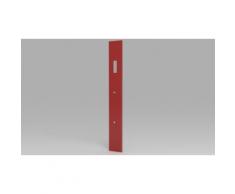 Pannello appendiabiti Stone: 120 x 15 x 2,5 cm / Rosso
