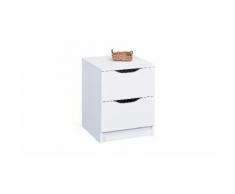 fadami Cassettiera da Ufficio per Documenti 2 Cassetti con Chiusura di Sicurezza in Acciaio 47x62x72 cm