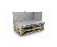 Cuscino mattonella: 80 x 120 cm / Grigio