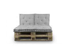 Cuscino mattonella: 60 x 60 cm / Grigio
