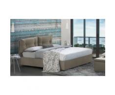 Letto con contenitore: Bianco / Singolo / Contenitore frontale