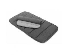 Cuscino bicolore: 60 x 90 cm / Grigio Chiaro-Grigio Chiaro