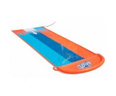 : Scivolo gonfiabile con triplo con spruzzo