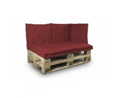 Cuscino mattonella: 80 x 120 cm / Bordeaux
