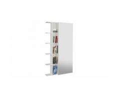 Scarpiera-scaffale con specchio: SC504 - Scarpiera con libreria