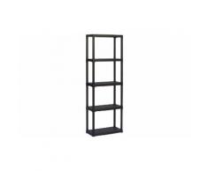 :Scaffale in polipropilene a 5 ripiani/ 600 x 300 x 1760 mm
