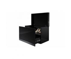 Scaffale baule porta scarpe: Nero