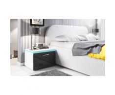 Comodino: Bianco/Nero