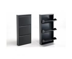 :Scarpiera a 3 ante - 2656 / Grigio scuro