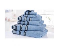 Set di 6 asciugamani Sirocco Rapport Home: Denim
