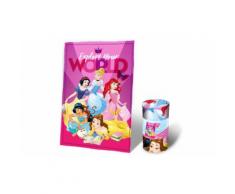 Coperta in morbido e caldo pile misure 150x100 cm per Bambini Princess Disney