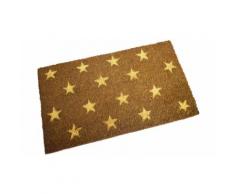 1x Zerbino in cocco colorato: Stelle beige