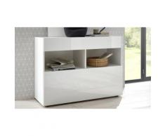 Mobile da ingresso Akira TFT Furniture: bianco lucido laccato
