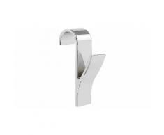: Cromo / Set da 2 ganci per scaldasalviette