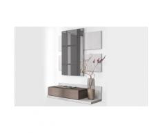 Mobile Ingresso: Bianco - noce / EN743