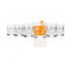 Set 6 Bicchieri acqua o whisky Melodia da 23 cl