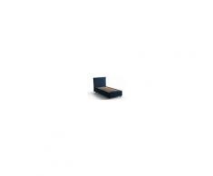Groupon Goods Letto con contenitore Milano: Singolo con apertura laterale / Blu