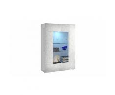 Mobili soggiorno TFT Furniture: Credenza con Vetrina Praga