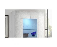 Mobili soggiorno TFT Furniture: Credenza con Vetrina PRAGA