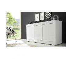:Credenza 3 ante Basic / Bianco lucido