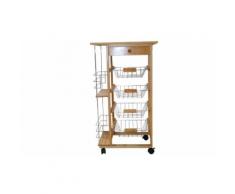 Carrello da cucina in legno