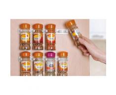 Strisce con 5 clip porta spezie: Set da 8