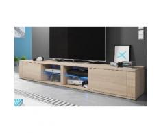 Mobile porta Tv Selsey: Doppio / Quercia con LED