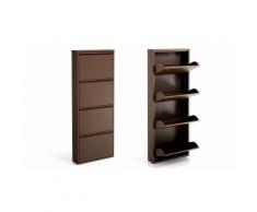 :Scarpiera a 4 ante - Corten 3250 / Marrone