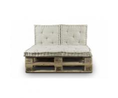 Cuscino mattonella: 60 x 60 cm / BeigeBeige