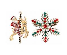 : 2 spille /Babbo natale e stella