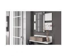 Mobile ingresso: Bianco - rovere grigio / EN742