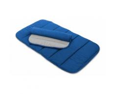 Cuscino bicolore: 60 x 90 cm / Navy-Grigio Chiaro
