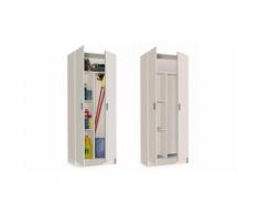 Armadio multiuso Mademoiselle Evergreen house: 2 ante con portascopa