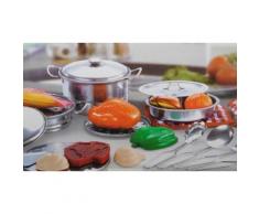 Batteria da cucina per bambini da 23 pezzi con accessori